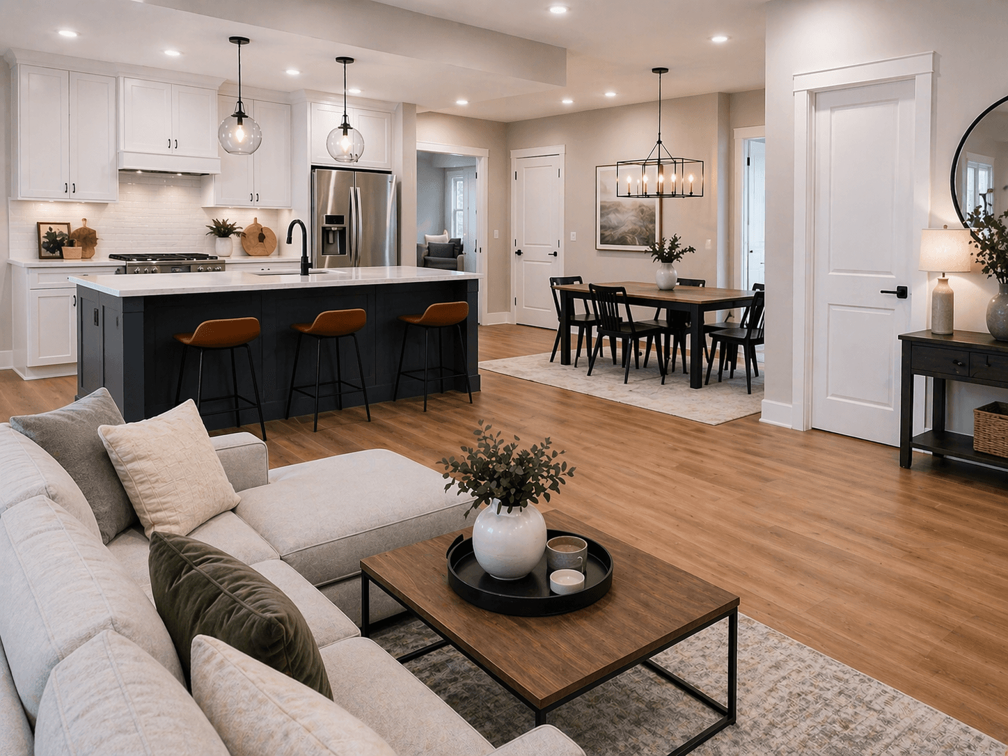 Renovated interior space by NENS EcoBuild